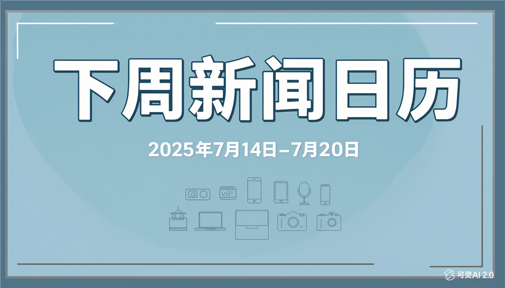 ai新闻日历|3场发布会聚焦金融经济;最短“三伏天”来了;日本参议院选举